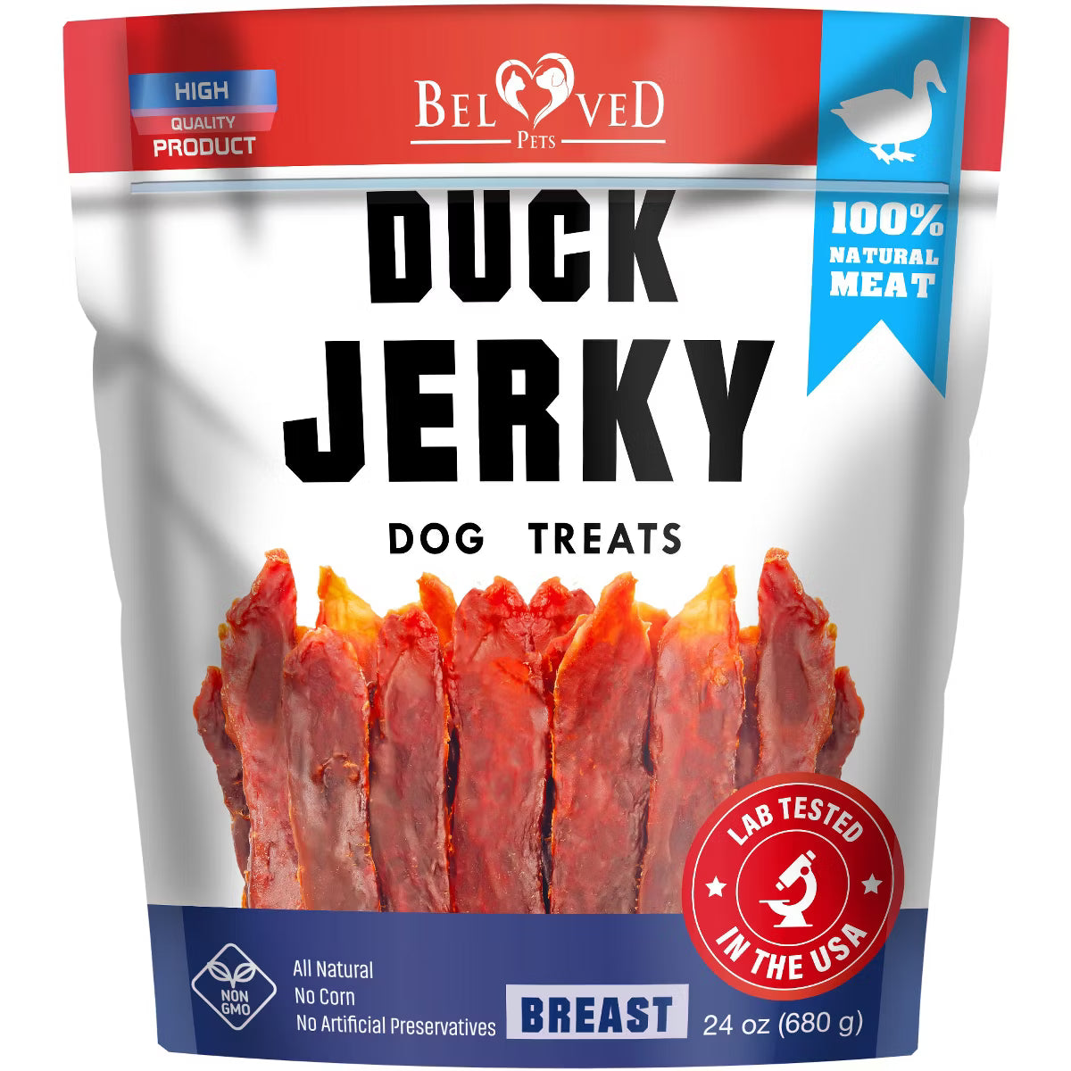 Duck jerky