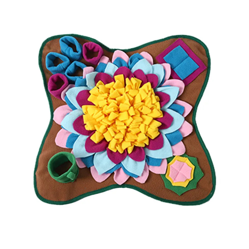 Good Dog Snuffle Mat Interactive Feeding Puzzle Mat Relieve Boredom Encourage Natural Foraging Skills For Pets