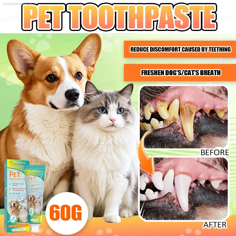 Low-Irritation Pet Toothpaste For Teeth Cleaning