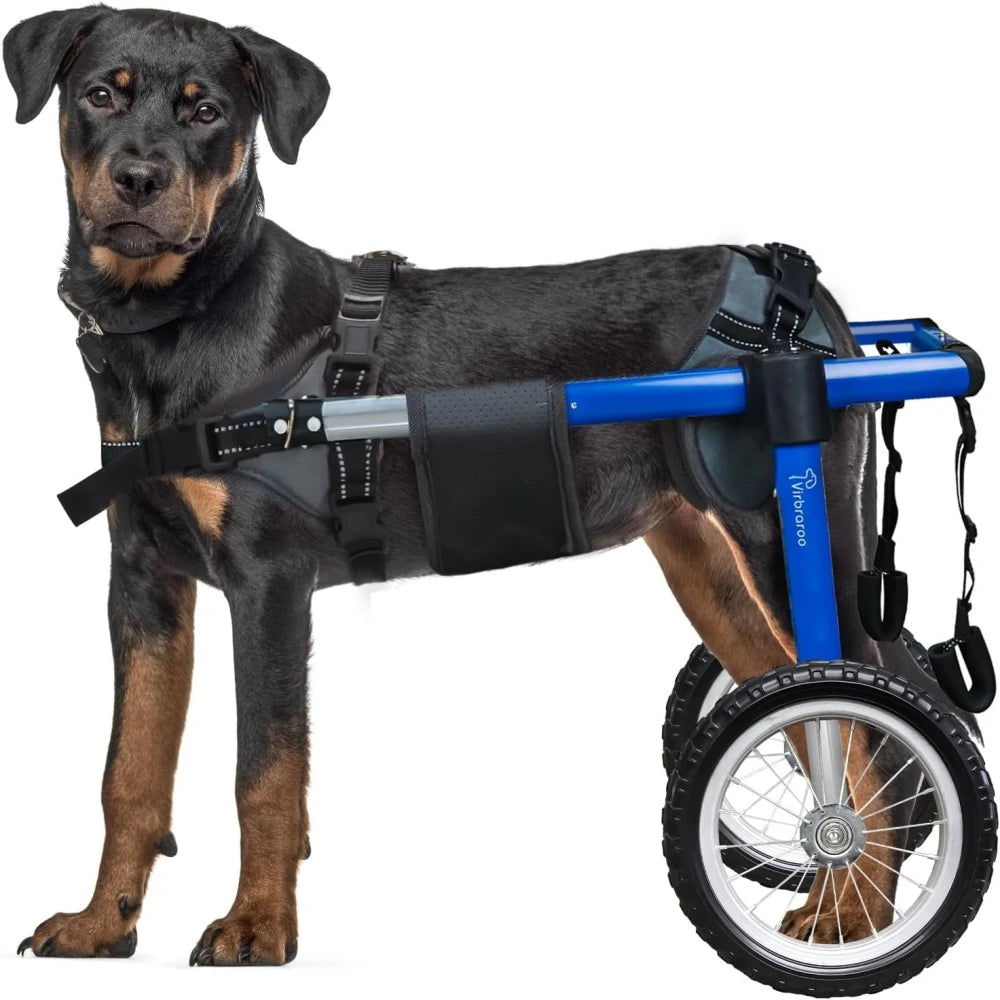 Dog Wheelchair For Back Legs Dog Wheelchair With All-Terrain Tires & Durable Bearings Large Dog Wheelchair For Back Legs