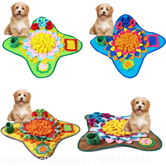 Good Dog Snuffle Mat Interactive Feeding Puzzle Mat Relieve Boredom Encourage Natural Foraging Skills For Pets