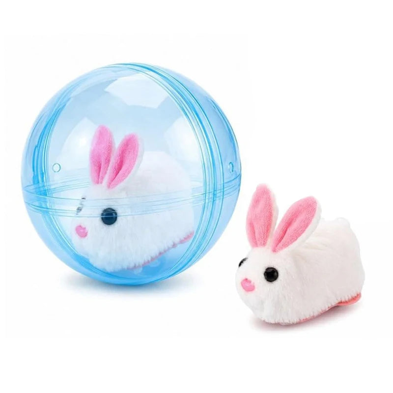 Electric Transparent Rolling Hamster Ball, Interactive Auto‑Roll Small Pet Exercise Toy for Hamsters Gerbils Small Rodents
