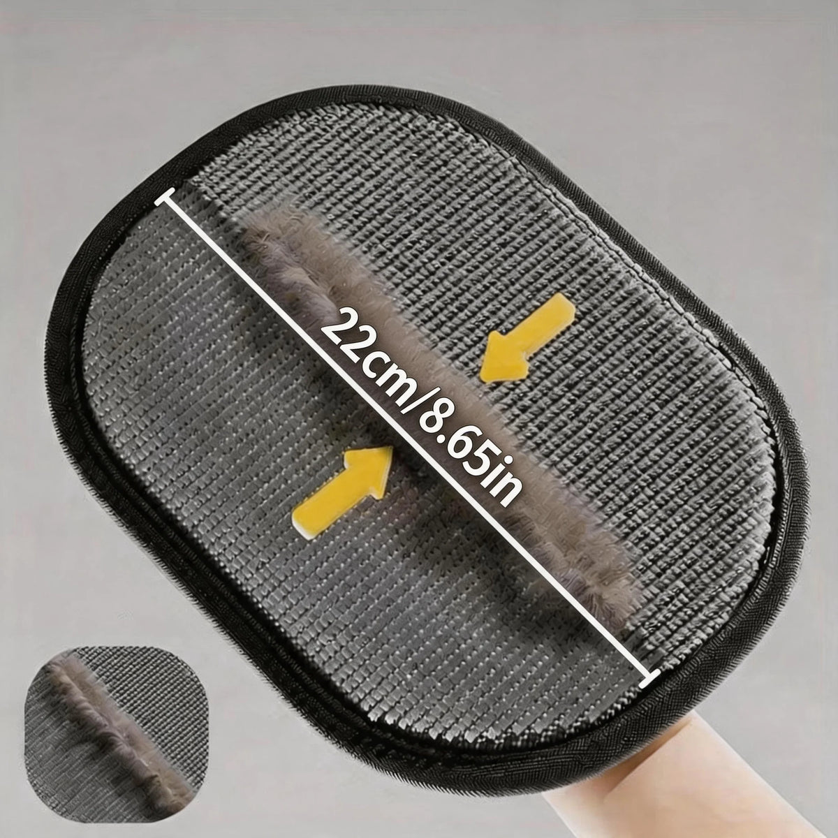 2-Piece Pet Hair Removal Gloves – Double-Sided Cat Brushes, Anti-Shedding Grooming Gloves, Hair Control Care Tools