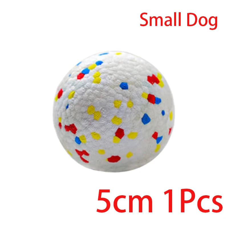 Dog Toy Ball Solid Bite Resistant Small Large Dog Toys High Elasticity E-TPU Pet Chew Solid Ball For Dogs Toys Pet Supplies