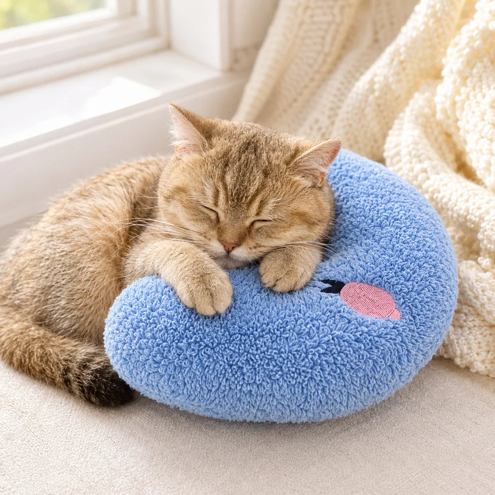 Cat Self Groomer Arch With Reversible Sisal Scratching Base Hanging Ball Grooming Brush And Plush Cat Pillow Indoor Cat Rubbing Scratching Grooming Play And Rest Station