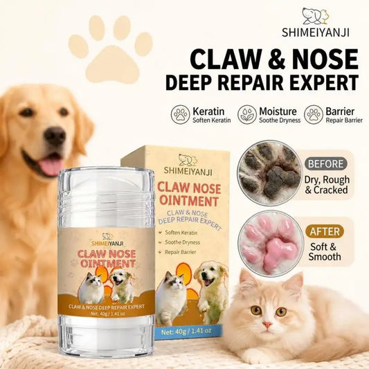 40g Dog Paw Soother Nose Balm Pet Foot Moisturizing Cream Cat Dog Cracked Paw Repair Protective Butter Care Pet Supplies