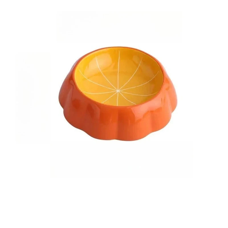 4 Cute Designs Pet Ceramics Bowl Watermelon Strawberry Shape Cat Food Bowl Small Dog colorful Water Suppliers Cat Bowl